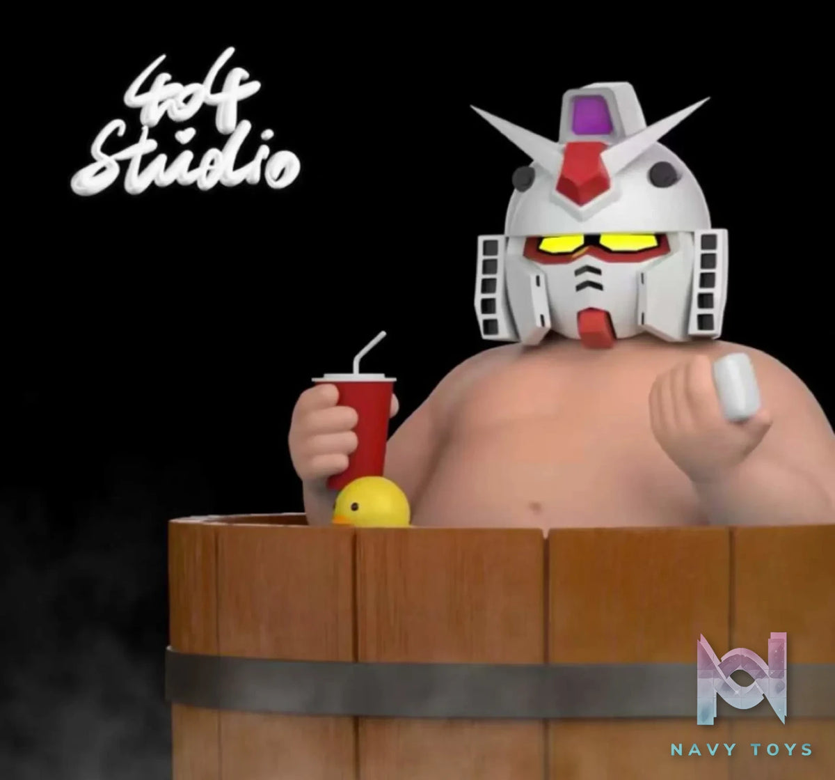 404 Studio – Mobile Suit Gundam Fat Boy Series 002 Bath Bath Gundam