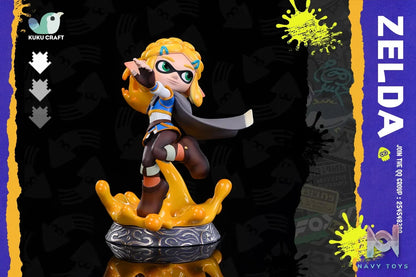 KukuCraft Studio – The Legend of Zelda x SPLATOON Squid Link & Zelda 2.0