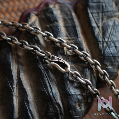 Raven Studio (silver jewelry) – Original Exclusive Design 6.5mm Thick Curb Chain Original