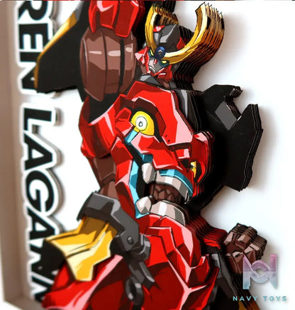 KALA HOME Studio – Gurren Lagann 3D Decorative Painting Tengen Toppa Gurren-Lagann