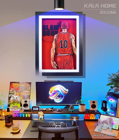 KALA HOME Studio – Hanamichi Sakuragi #02 3D Decorative Painting Slam Dunk