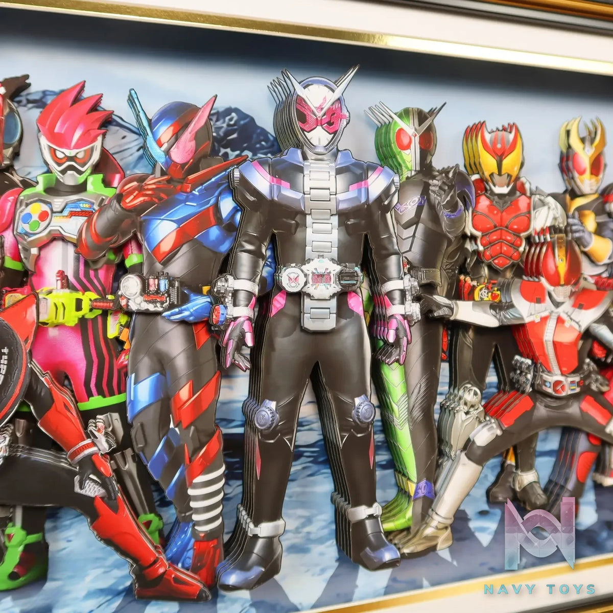 KALA HOME Studio – Kamen Rider Multiple Characters #02 3D Decorative Painting Kamen Rider