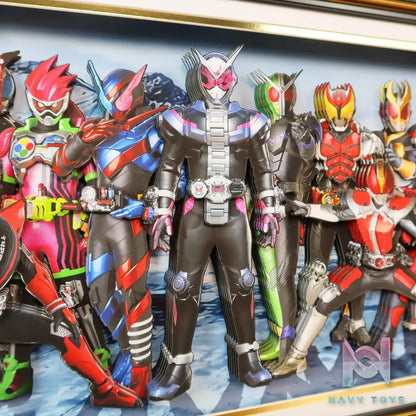 KALA HOME Studio – Kamen Rider Multiple Characters #02 3D Decorative Painting Kamen Rider