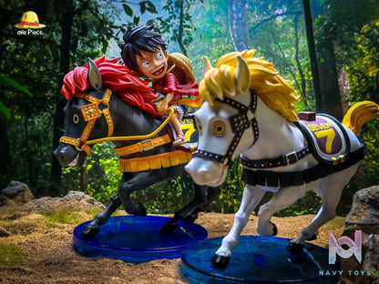 One Piece Studio – One Piece Riding Horse & Luffy