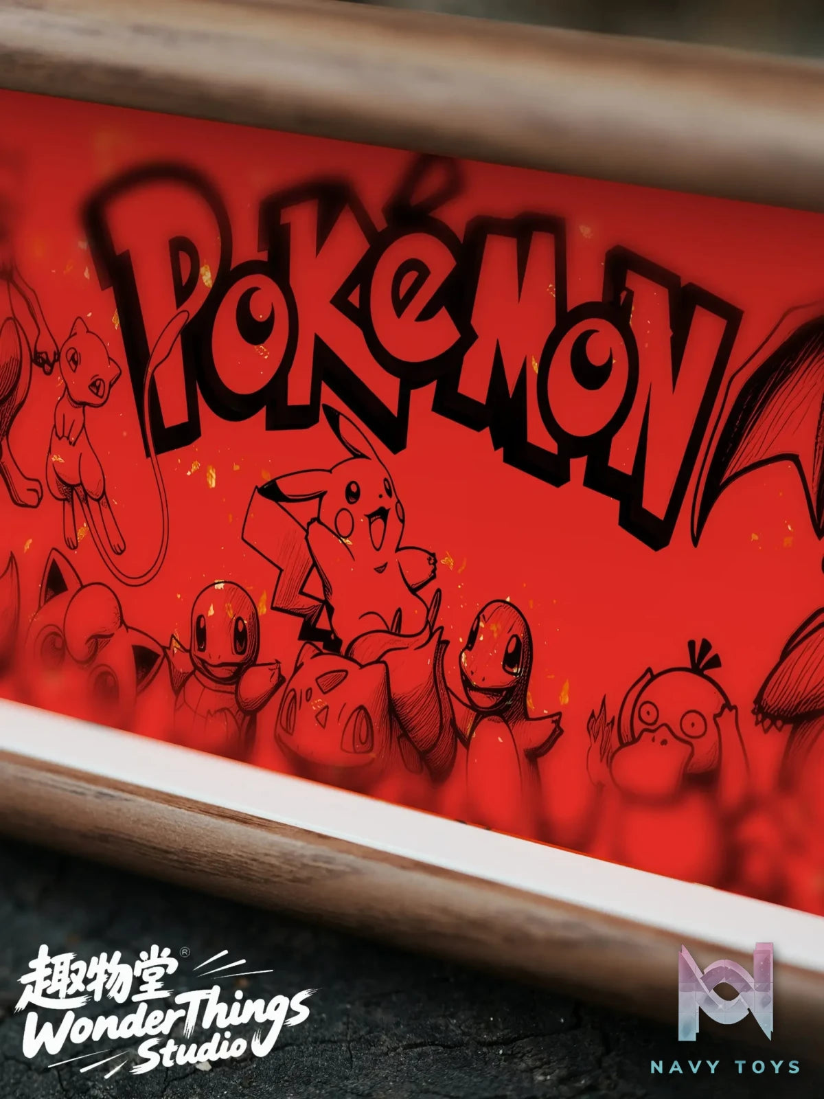 Wonder Things Studio – Pokémon Chinese Style Decorative Painting