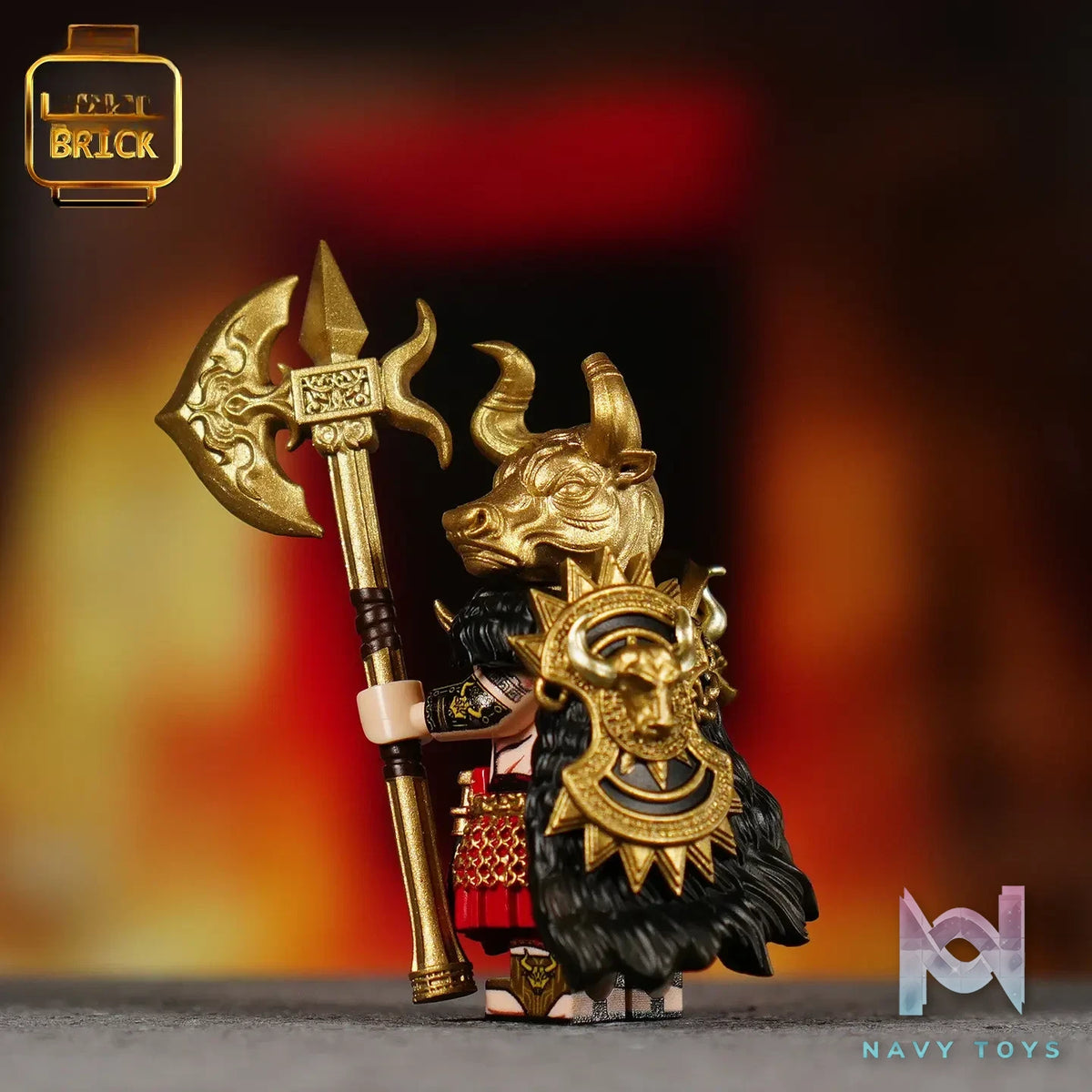 LEYILEBRICK Studio – Greek Mythology Minotaur Bull Headed Monster Original
