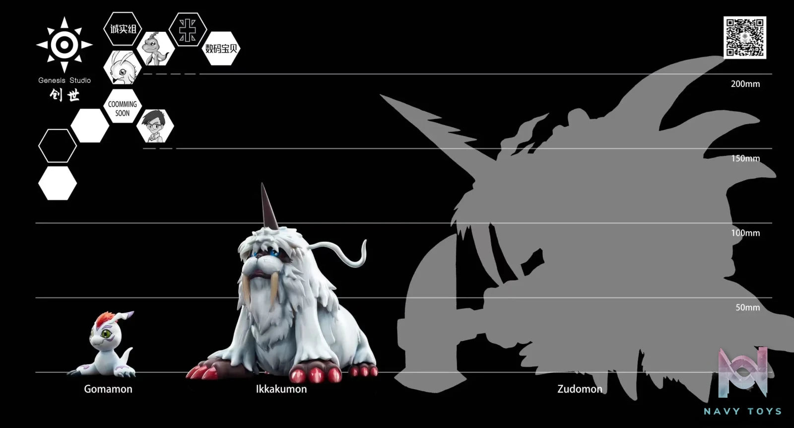 Genesis Studio -Digimon Gomamon & Ikkakumon