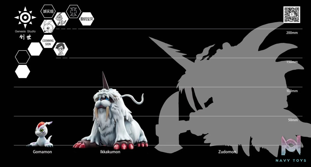 Genesis Studio -Digimon Gomamon & Ikkakumon