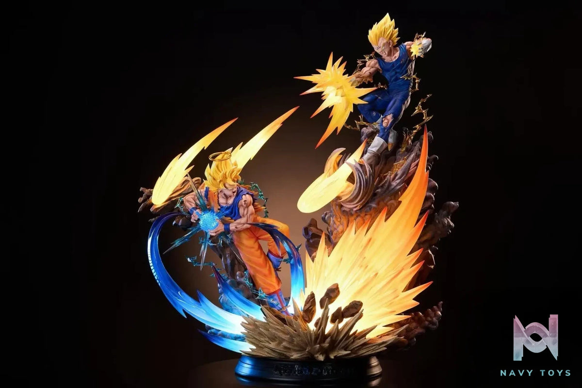 KD Collectibles – Super Saiyan 2 Goku VS Super Saiyan 2 Vegeta 1/6 Scale Dragon Ball
