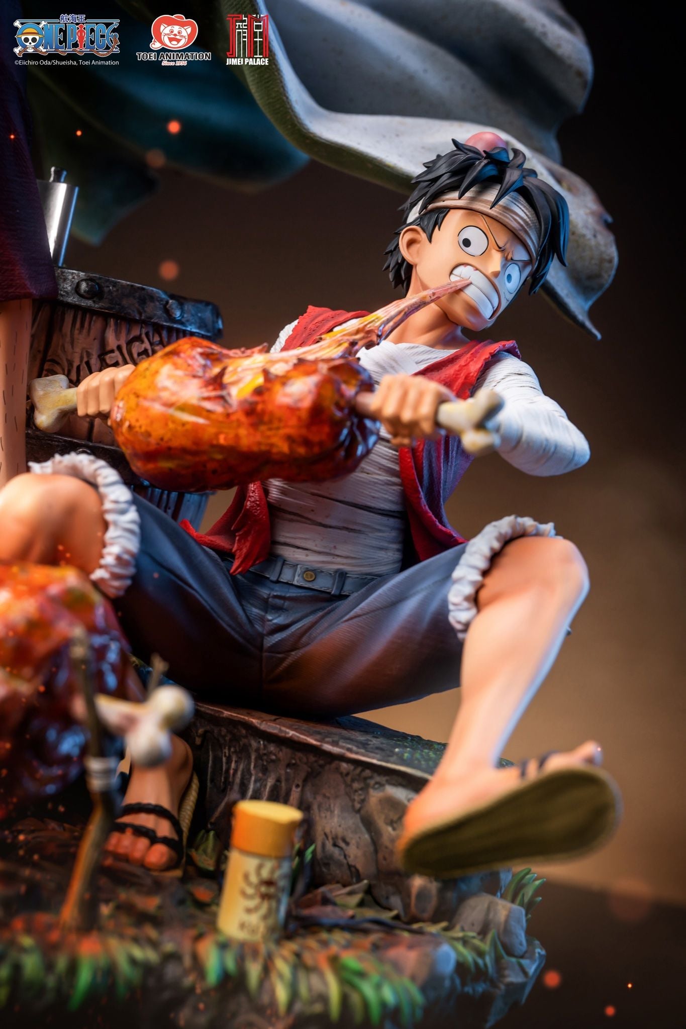 Luffy & Rayleigh - One Piece - Jimei Palace resin statue Jimei Palace Studio anime figure