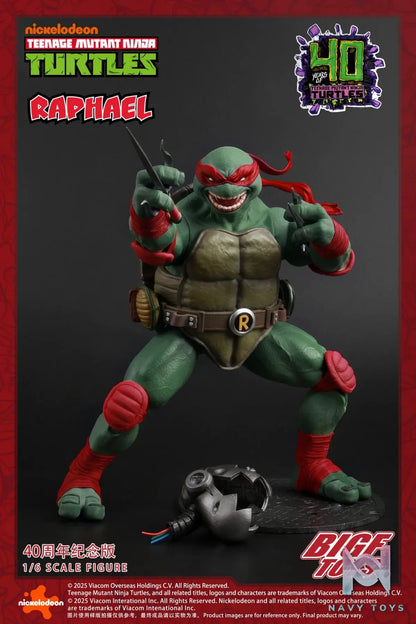 BIGFTOYS – BIGF-002 TNMT Raphael 40th Anniversary Edition 1/6 Scale Action Figure (Licensed)
