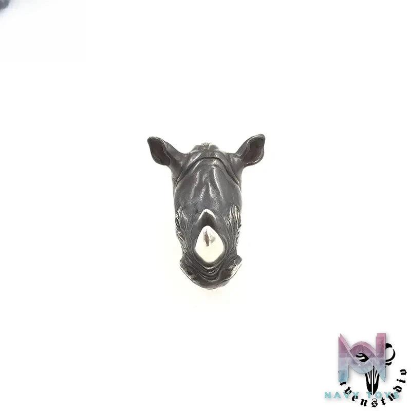 Raven Studio (silver jewelry) – Original Exclusive Design Northern White Rhino Pendant Original