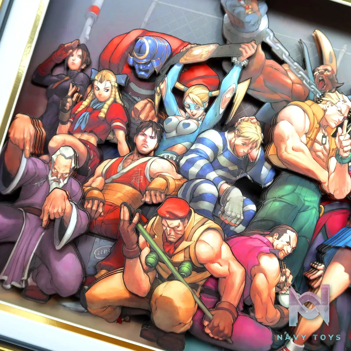 KALA HOME Studio – Street Fighter Multiple Characters #01 3D Decorative Painting Street Fighter