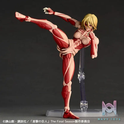 Kaiyodo – Revoltech Amazing Yamaguchi Attack on Titan Armored Titan & Female Titan (Licensed)