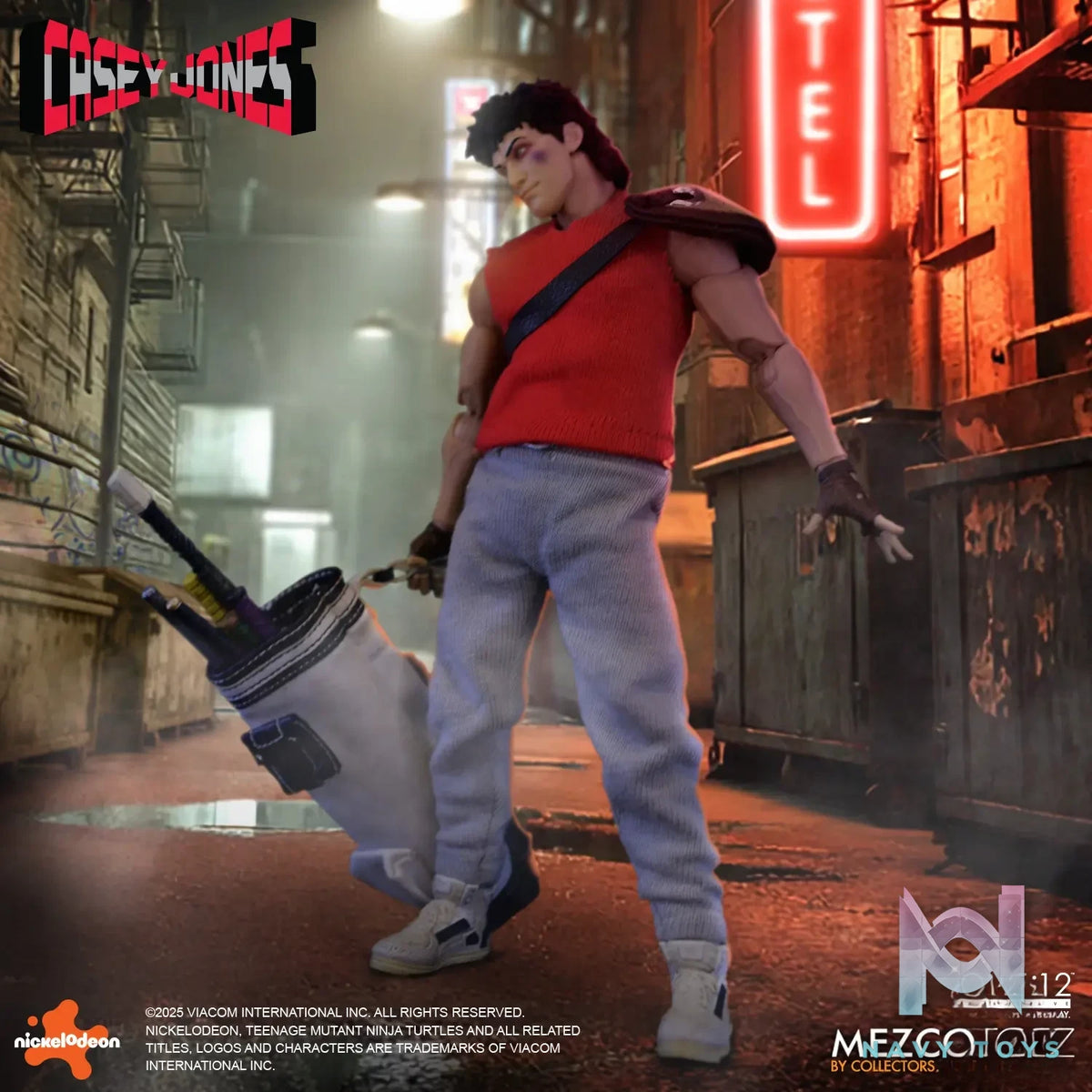 Mezco Studio – 1/12 Teenage Mutant Ninja Turtles – Casey Jones Figure (Licensed)