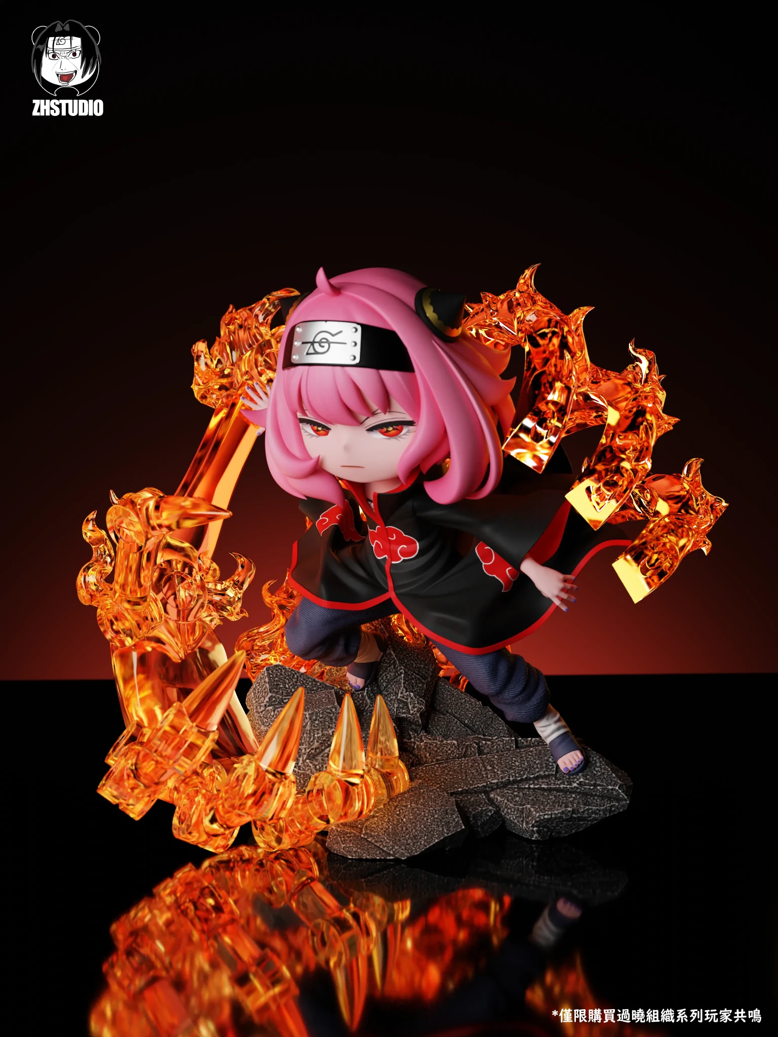 ZH Studio - Anya Cosplay Edo Itachi Spy x Family resin statue Navy Toys anime figure