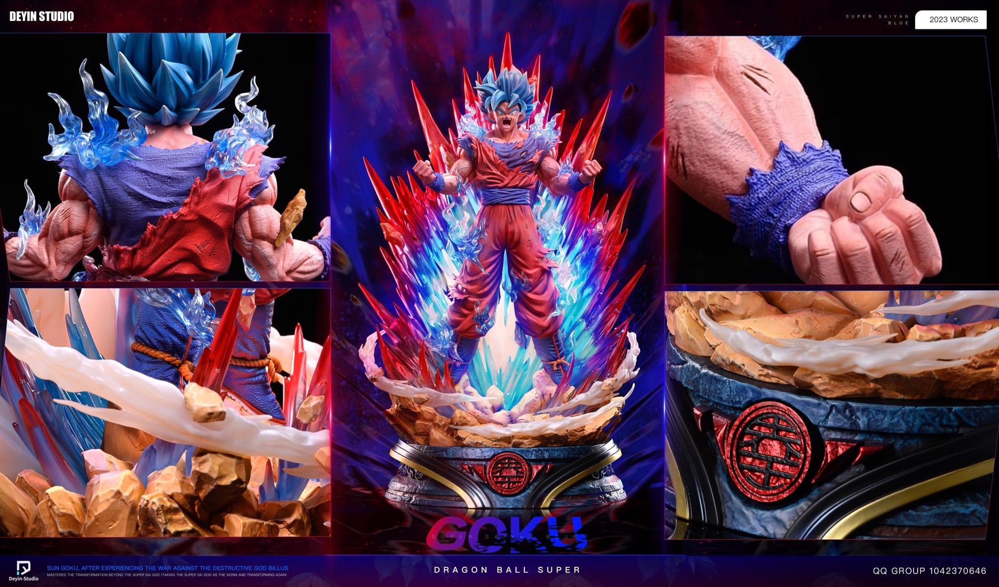 Goku Blue - Dragon Ball - Deyin Studio resin statue deyin Studio anime figure