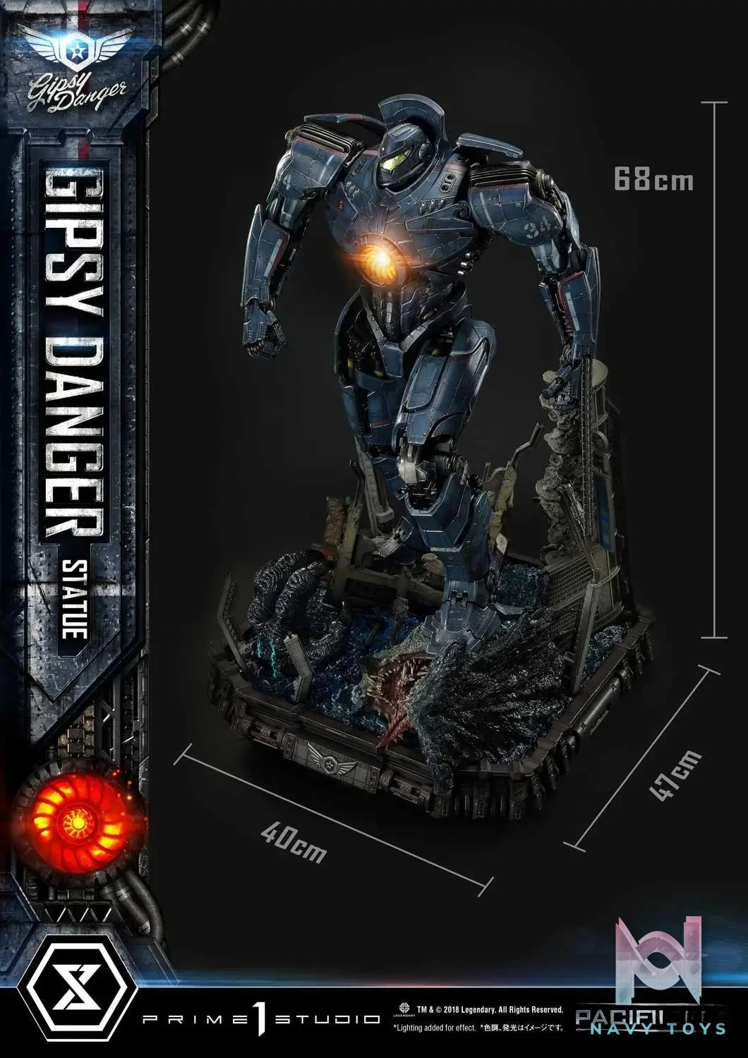 Prime 1 Studio – Ultimate Diorama Masterline Pacific Rim Gipsy Danger UDMPACRIM-01 UDMPACRIM-01DX (Licensed)