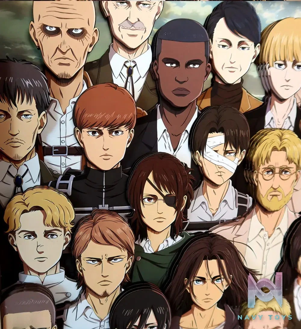 KALA HOME Studio – Attack on Titan Multiple Characters #06 Titan 3D Decorative Painting Attack on Titan