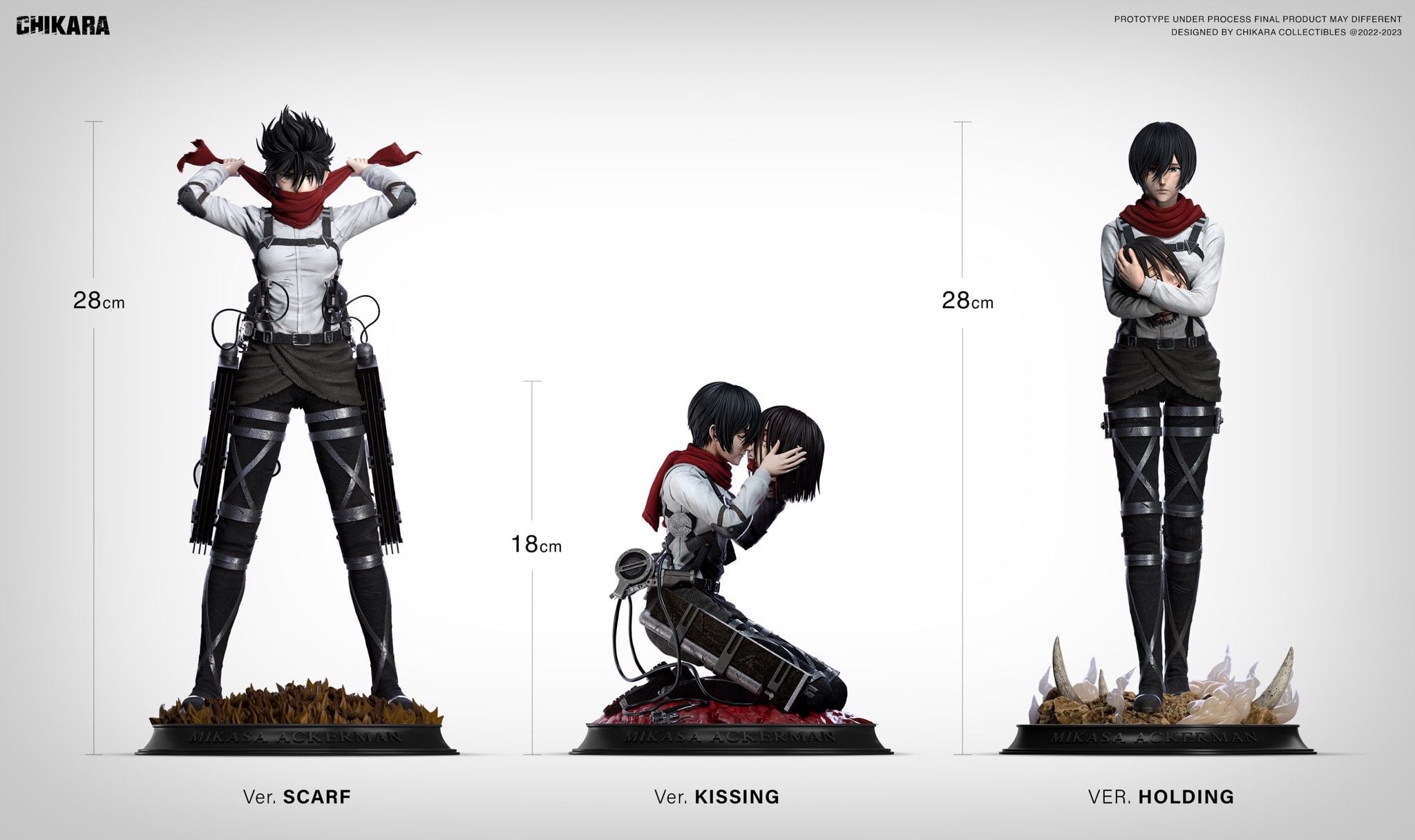Mikasa Ackerman - Attack On Titan - Chikara Studio resin statue Chikara Studio anime figure