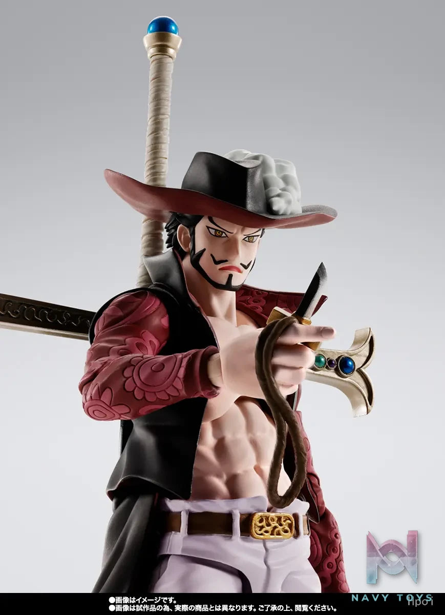 BANDAI – One Piece S.H.Figuarts Dracule Mihawk Hawkeye (Licensed)