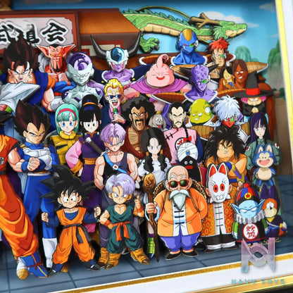 KALA HOME Studio – Dragon Ball Multiple Characters #02 3D Decorative Painting Dragon Ball