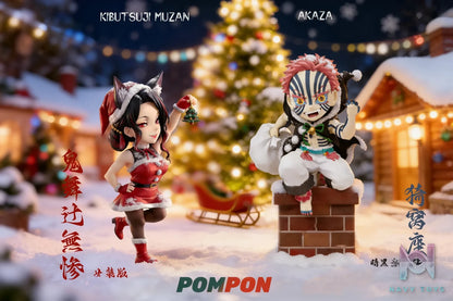 PomPon Studio – Muzan Kibutsuji X Akaza Christmas Series Demon Slayer