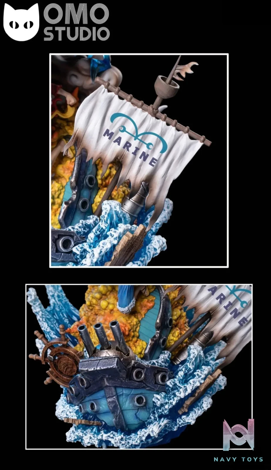 OMO Studio – One Piece WCF MAX Tomahawk Monkey D. Luffy