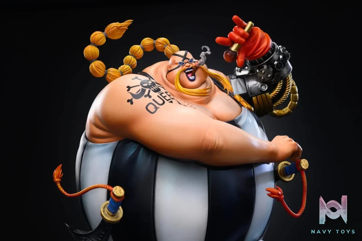 LX Studio & SY Studio - One Piece Beasts Pirates Calamities Resonance Series 02 Queen resin statue Navy Toys anime figure