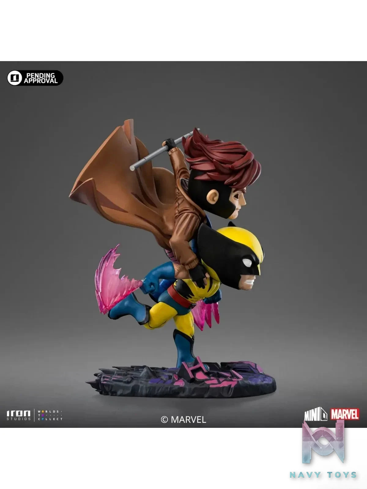 Iron Studio – Marvel MiniCo Series X-Men 97 Gambit and Wolverine MARCAS112124-MC (Licensed)