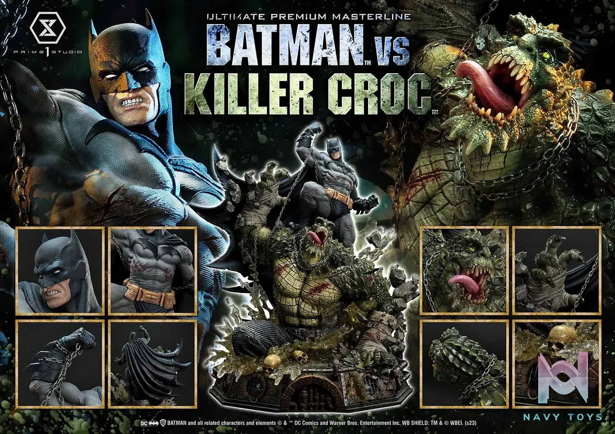 Prime 1 Studio – Ultimate Premium Masterline Batman (Comics) Batman Versus Killer Croc UPMDC-07 UPMDC-07DX UPMDC-07DXS (Licensed)