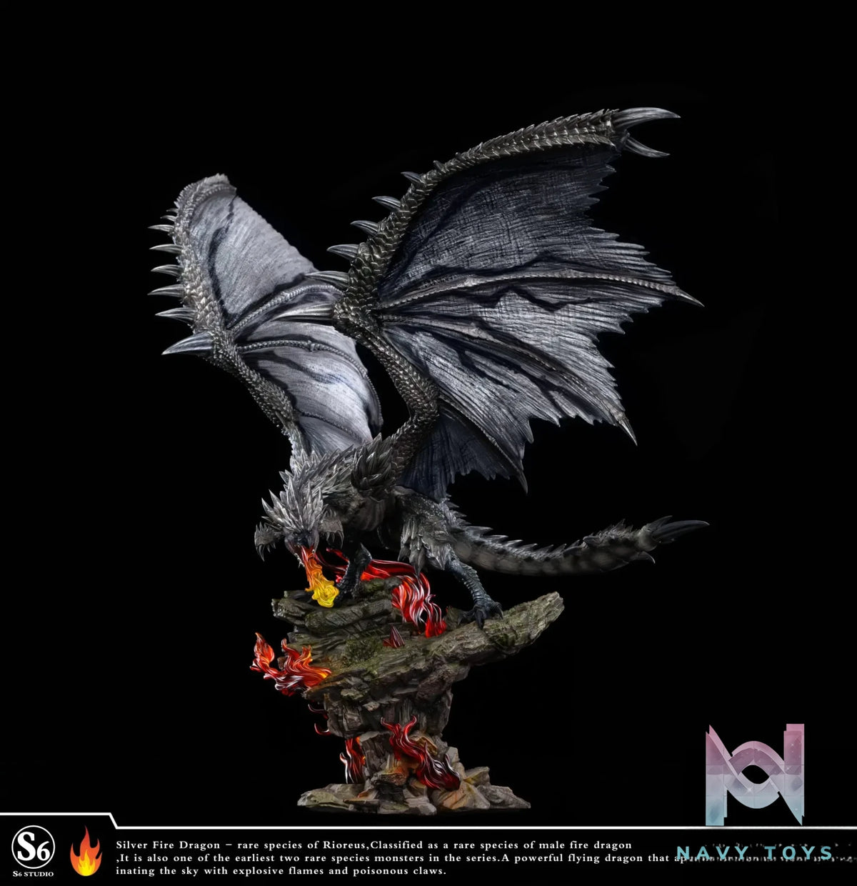 S6 Studio – Monster Hunter Series Silver Rathalos & Azure Rathalos
