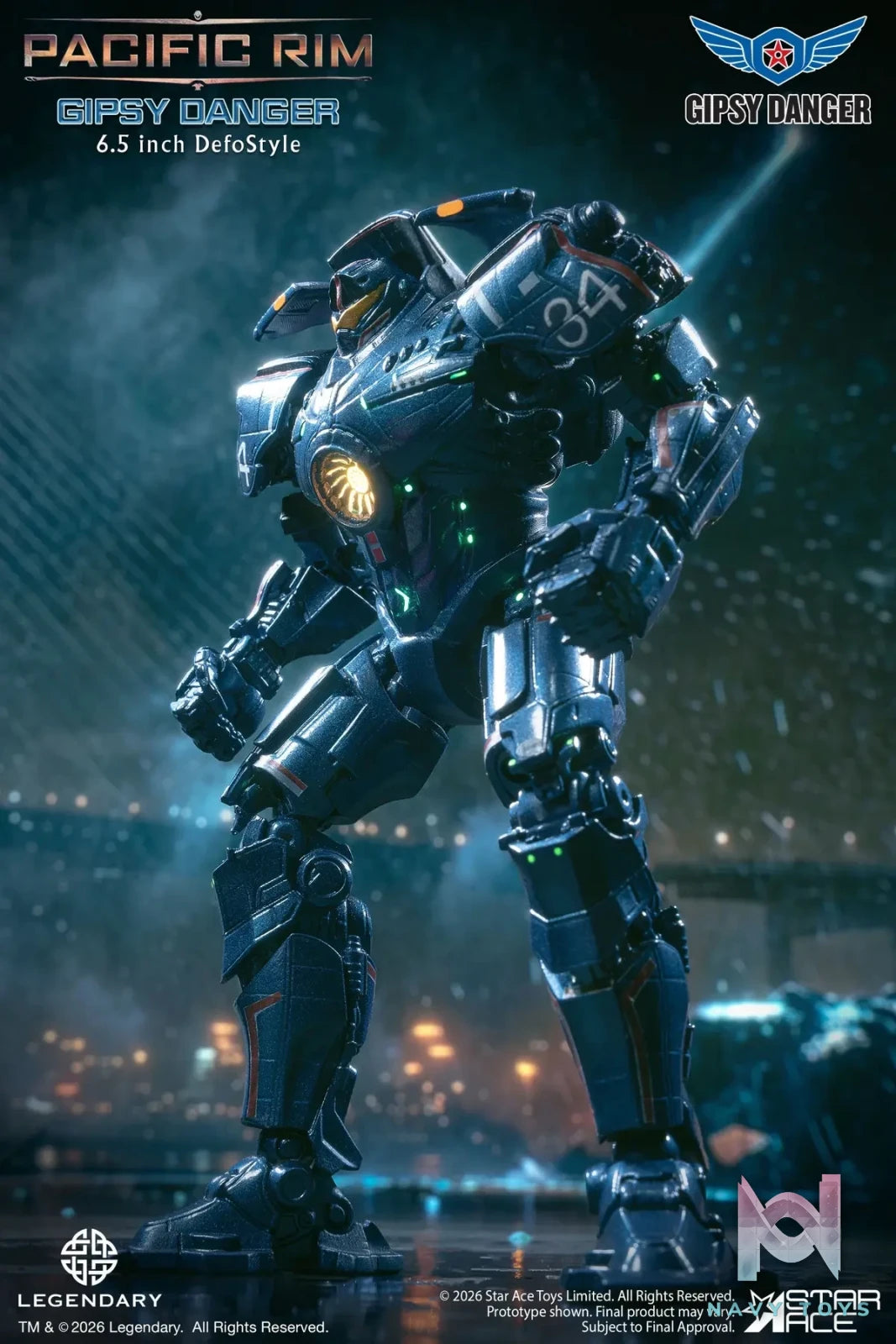 Star Ace Toys – Pacific Rim DefoStyle Gipsy Danger X Cherno Alpha SA7011 SA7012 SA7013 SA7014 SA7015 (Licensed)