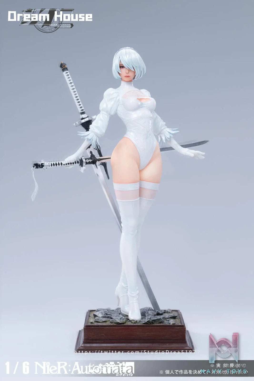 Dream House Studio – NieR Automata 2B 1/6 scale painted finished product