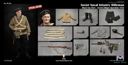 Facepoolfigure – 1/6 Action Figure Soviet Naval Infantry Rifleman Black Sea Fleet FP023A & FP023B (Licensed)