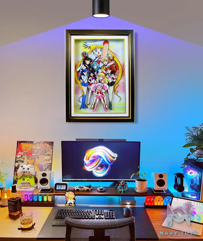 KALA HOME Studio – Sailor Moon Multiple Characters #03 3D Decorative Painting Sailor Moon