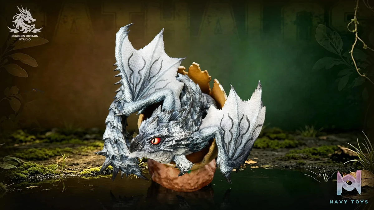 Dragon Realm Studio – Newborn Egg Series Rathalos X Rathian Family Set Monster Hunter