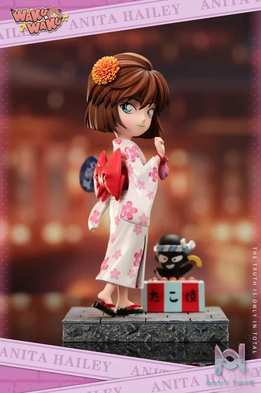 WakuWaku Studio - Detective Conan Summer Festival Ai Haibara resin statue Navy Toys anime figure