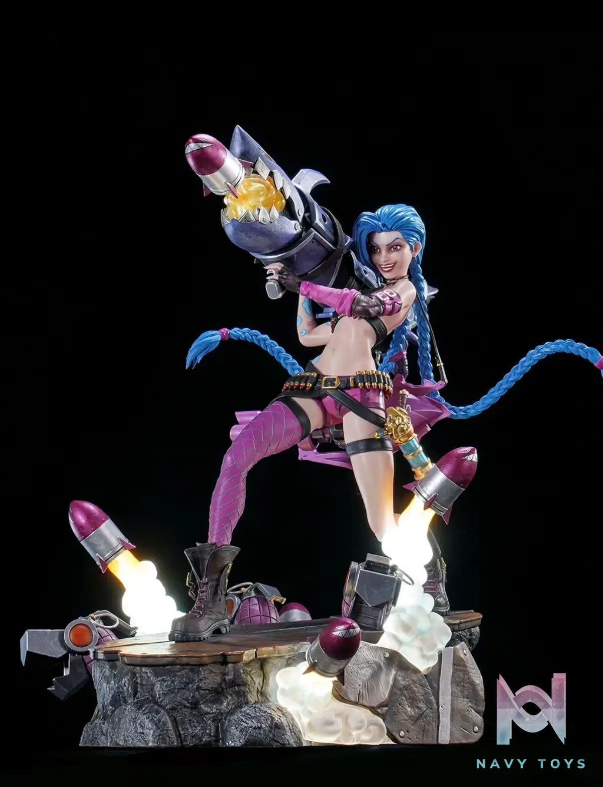PureArts Studio – LEAGUE OF LEGENDS JINX & VI 16 SCALE STATUE BUNDLE (Licensed)