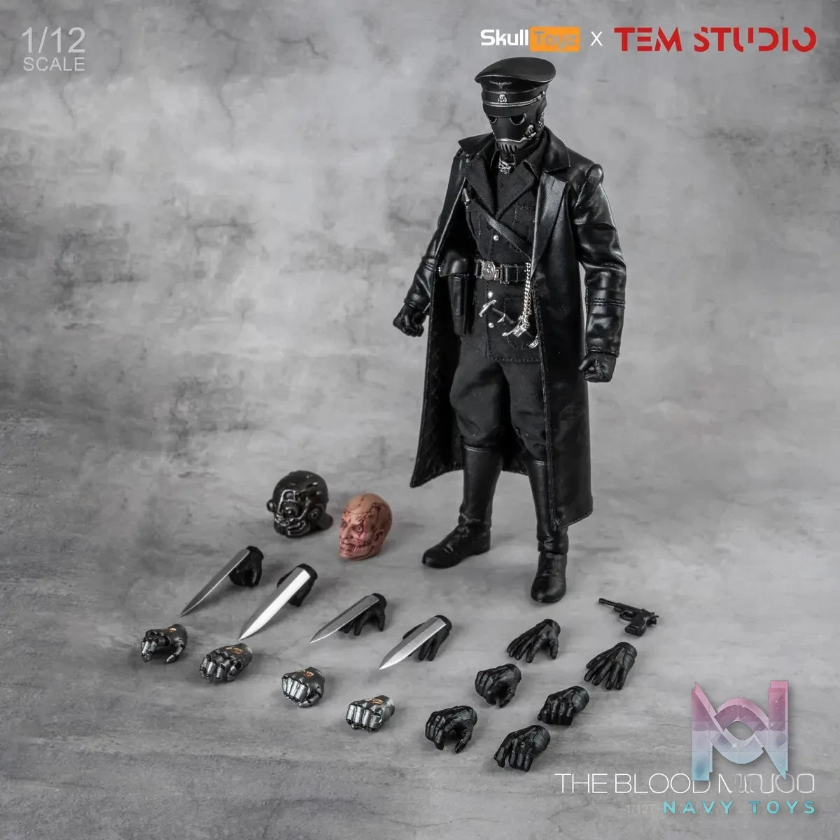 TEM STUDIO X Skull Toyz – The Blood Major 1/12 Scale Action Figure (Licensed)