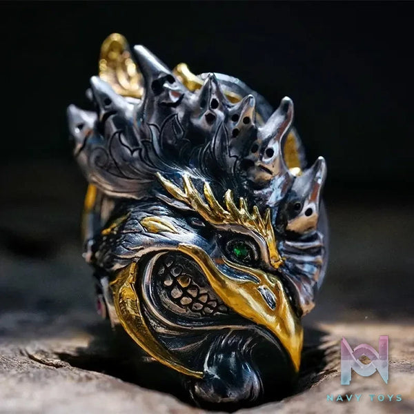 Raven Studio (silver jewelry) – Original Exclusive “Break” Rooster Ring Original
