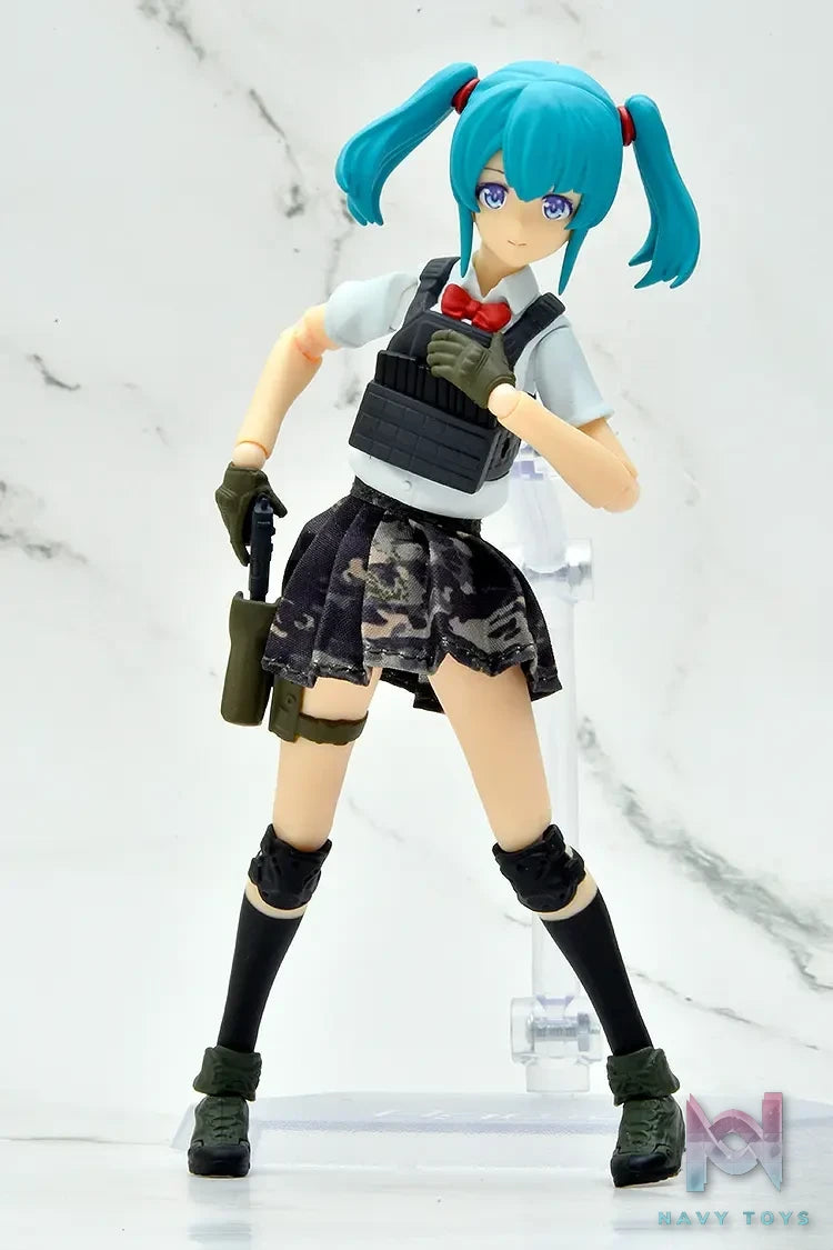 Tomytec – figma LittleArmory Armed JK: Variant D2 X E2 X F2 X figmaPLUS LittleArmory Armed JK Variant Loadout Set 4, Code: URBEX (Licensed)