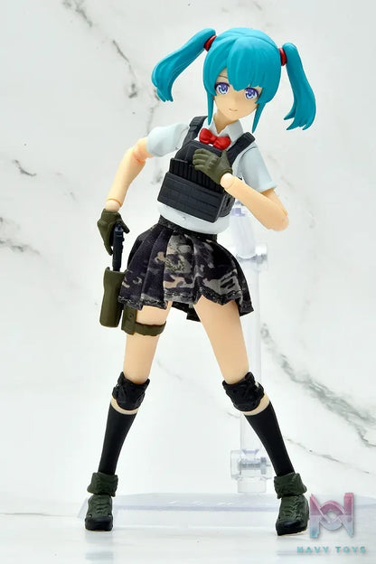 Tomytec – figma LittleArmory Armed JK: Variant D2 X E2 X F2 X figmaPLUS LittleArmory Armed JK Variant Loadout Set 4, Code: URBEX (Licensed)