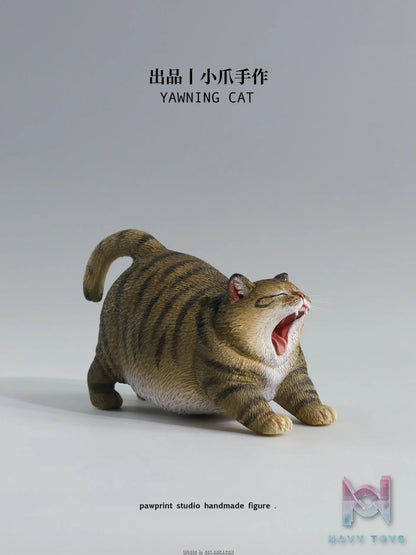 Pawprint Studio X Double One – 8cm Yawning Cat Figure (Licensed)