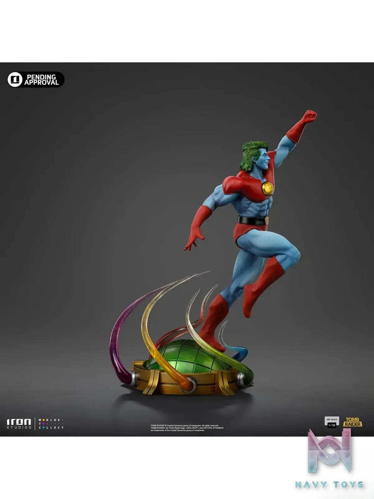 Iron Studio – Captain Planet and the Planeteers 1/10 Captain Planet Statue CAPPLT116124-10 (Licensed)