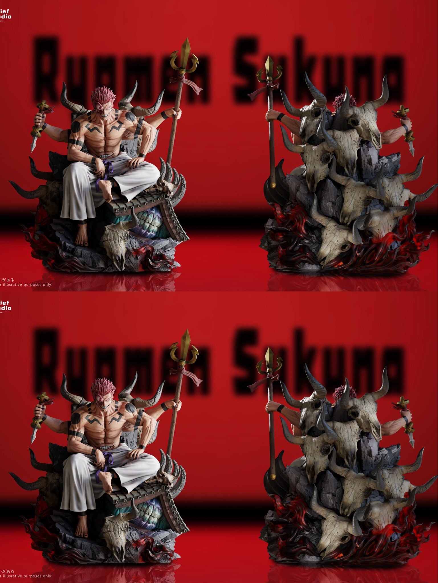Ryomen Sukuna - Jujutsu Kaisen - Belief Studio resin statue Belief Studio anime figure
