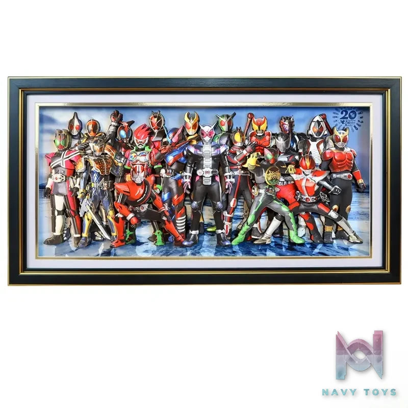 KALA HOME Studio – Kamen Rider Multiple Characters #01 3D Decorative Painting Kamen Rider