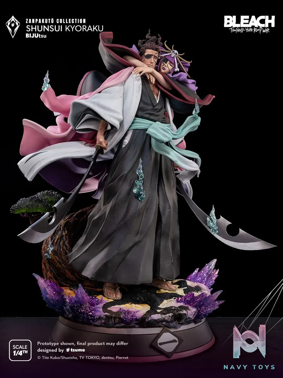 Tsume Studio – Bleach : Shunsui Kyoraku 1/4 Statue (Licensed)