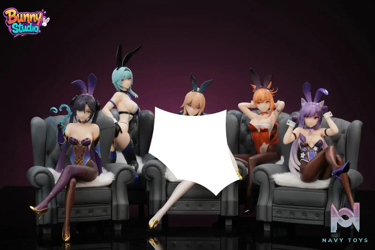Bunny Studio – Genshin Impact Bunny Girl #3 Keqing & Mona & Yoimiya & Eula & Jean
