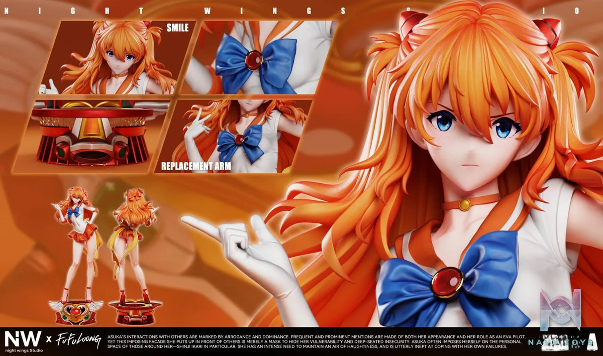 Night Wing Studio – Asuka Cosplay Sailor Moon Aino Minako Neon Genesis Evangelion